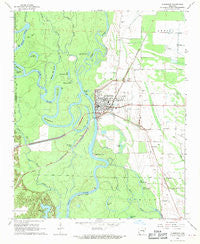 Clarendon Arkansas Historical topographic map, 1:24000 scale, 7.5 X 7.5 Minute, Year 1968
