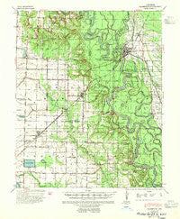 Clarendon Arkansas Historical topographic map, 1:62500 scale, 15 X 15 Minute, Year 1941