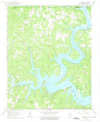 Clarkridge Arkansas Historical topographic map, 1:24000 scale, 7.5 X 7.5 Minute, Year 1965
