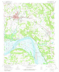 Clarksville Arkansas Historical topographic map, 1:24000 scale, 7.5 X 7.5 Minute, Year 1962