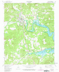 Clinton Arkansas Historical topographic map, 1:24000 scale, 7.5 X 7.5 Minute, Year 1973