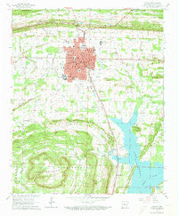 Conway Arkansas Historical topographic map, 1:24000 scale, 7.5 X 7.5 Minute, Year 1961