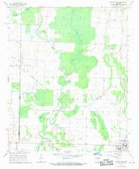 Cotton Plant Arkansas Historical topographic map, 1:24000 scale, 7.5 X 7.5 Minute, Year 1968