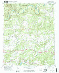 Cravens Arkansas Historical topographic map, 1:24000 scale, 7.5 X 7.5 Minute, Year 1973