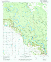 Crocketts Bluff Arkansas Historical topographic map, 1:24000 scale, 7.5 X 7.5 Minute, Year 1967