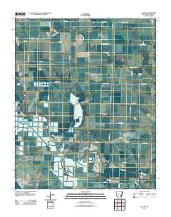 Culler Arkansas Historical topographic map, 1:24000 scale, 7.5 X 7.5 Minute, Year 2011