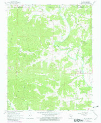 Dalton Arkansas Historical topographic map, 1:24000 scale, 7.5 X 7.5 Minute, Year 1968