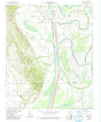 Dansby Arkansas Historical topographic map, 1:24000 scale, 7.5 X 7.5 Minute, Year 1959