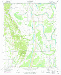 Dansby Arkansas Historical topographic map, 1:24000 scale, 7.5 X 7.5 Minute, Year 1959