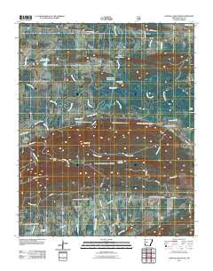 Danville Mountain Arkansas Historical topographic map, 1:24000 scale, 7.5 X 7.5 Minute, Year 2011