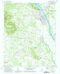 Dardanelle Arkansas Historical topographic map, 1:24000 scale, 7.5 X 7.5 Minute, Year 1972
