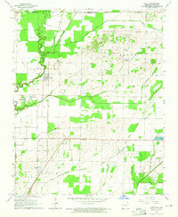 Datto Arkansas Historical topographic map, 1:24000 scale, 7.5 X 7.5 Minute, Year 1964