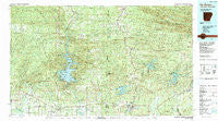 De Queen Arkansas Historical topographic map, 1:100000 scale, 30 X 60 Minute, Year 1986