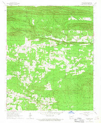 De Roche Arkansas Historical topographic map, 1:24000 scale, 7.5 X 7.5 Minute, Year 1966