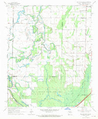 De Valls Bluff NE Arkansas Historical topographic map, 1:24000 scale, 7.5 X 7.5 Minute, Year 1968