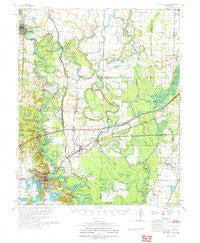 De Valls Bluff Arkansas Historical topographic map, 1:62500 scale, 15 X 15 Minute, Year 1971