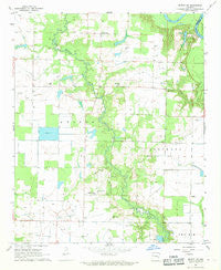 De Witt NE Arkansas Historical topographic map, 1:24000 scale, 7.5 X 7.5 Minute, Year 1968