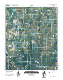 De Valls Bluff NE Arkansas Historical topographic map, 1:24000 scale, 7.5 X 7.5 Minute, Year 2011
