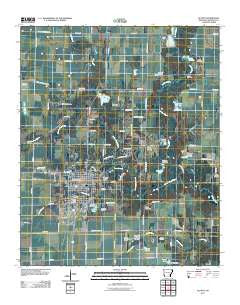 De Witt Arkansas Historical topographic map, 1:24000 scale, 7.5 X 7.5 Minute, Year 2011