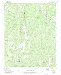 Delaney Arkansas Historical topographic map, 1:24000 scale, 7.5 X 7.5 Minute, Year 1973