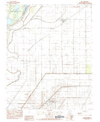 Dell Arkansas Historical topographic map, 1:24000 scale, 7.5 X 7.5 Minute, Year 1983