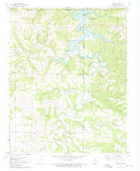 Denver Arkansas Historical topographic map, 1:24000 scale, 7.5 X 7.5 Minute, Year 1972