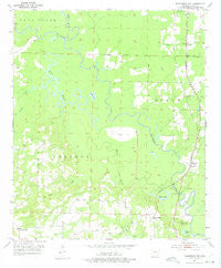 Doddridge NW Arkansas Historical topographic map, 1:24000 scale, 7.5 X 7.5 Minute, Year 1952