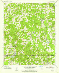 Doddridge Arkansas Historical topographic map, 1:24000 scale, 7.5 X 7.5 Minute, Year 1952