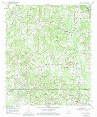 Doddridge Arkansas Historical topographic map, 1:24000 scale, 7.5 X 7.5 Minute, Year 1952