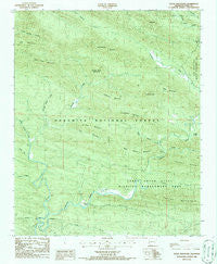 Eagle Mountain Arkansas Historical topographic map, 1:24000 scale, 7.5 X 7.5 Minute, Year 1986