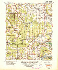 Edmondson Arkansas Historical topographic map, 1:62500 scale, 15 X 15 Minute, Year 1939