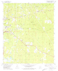 El Dorado East Arkansas Historical topographic map, 1:24000 scale, 7.5 X 7.5 Minute, Year 1981