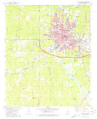 El Dorado West Arkansas Historical topographic map, 1:24000 scale, 7.5 X 7.5 Minute, Year 1981