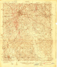 El Dorado Arkansas Historical topographic map, 1:48000 scale, 15 X 15 Minute, Year 1927