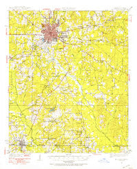 El Dorado Arkansas Historical topographic map, 1:62500 scale, 15 X 15 Minute, Year 1951