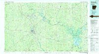 El Dorado Arkansas Historical topographic map, 1:100000 scale, 30 X 60 Minute, Year 1985