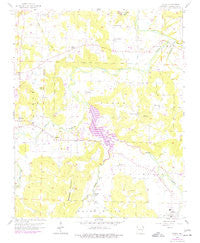 Elkins Arkansas Historical topographic map, 1:24000 scale, 7.5 X 7.5 Minute, Year 1958