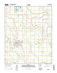 England Arkansas Current topographic map, 1:24000 scale, 7.5 X 7.5 Minute, Year 2014