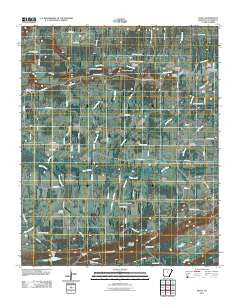 Enola Arkansas Historical topographic map, 1:24000 scale, 7.5 X 7.5 Minute, Year 2011