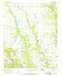Ethel Arkansas Historical topographic map, 1:24000 scale, 7.5 X 7.5 Minute, Year 1967