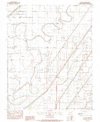 Etowah Arkansas Historical topographic map, 1:24000 scale, 7.5 X 7.5 Minute, Year 1983