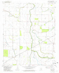 Eudora NW Arkansas Historical topographic map, 1:24000 scale, 7.5 X 7.5 Minute, Year 1981