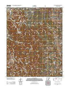 Eureka Springs Arkansas Historical topographic map, 1:24000 scale, 7.5 X 7.5 Minute, Year 2012