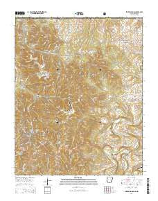 Eureka Springs Arkansas Current topographic map, 1:24000 scale, 7.5 X 7.5 Minute, Year 2014