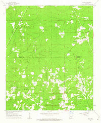 Faith Arkansas Historical topographic map, 1:24000 scale, 7.5 X 7.5 Minute, Year 1962