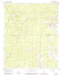 Faith Arkansas Historical topographic map, 1:24000 scale, 7.5 X 7.5 Minute, Year 1962