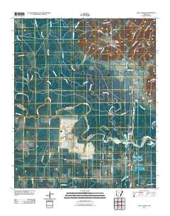 Falls Chapel Arkansas Historical topographic map, 1:24000 scale, 7.5 X 7.5 Minute, Year 2011