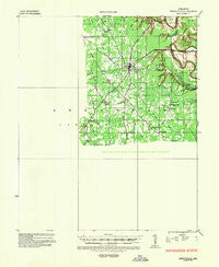 Feenyville Arkansas Historical topographic map, 1:62500 scale, 15 X 15 Minute, Year 1935