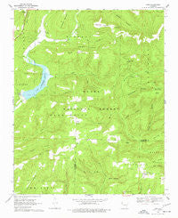Fern Arkansas Historical topographic map, 1:24000 scale, 7.5 X 7.5 Minute, Year 1969