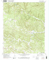 Fiftysix Arkansas Historical topographic map, 1:24000 scale, 7.5 X 7.5 Minute, Year 1972
